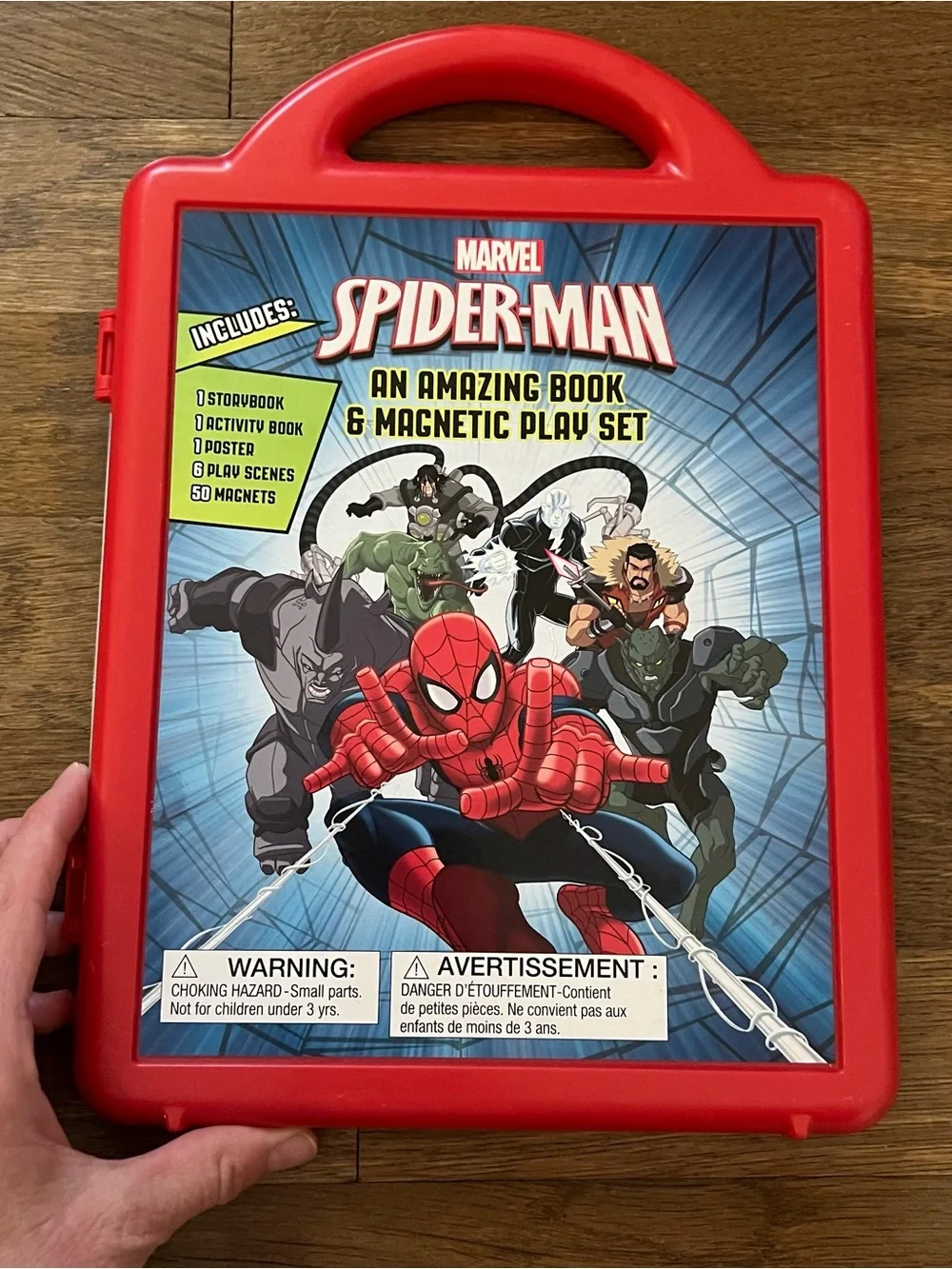 Spider Man Minion Magnets Carry Case Car Camping